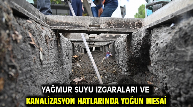 Yağmur Suyu Izgaraları ve Kanalizasyon Hatlarında Yoğun Mesai