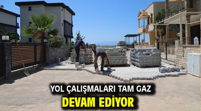 Yol Çalışmaları Tam Gaz Devam Ediyor