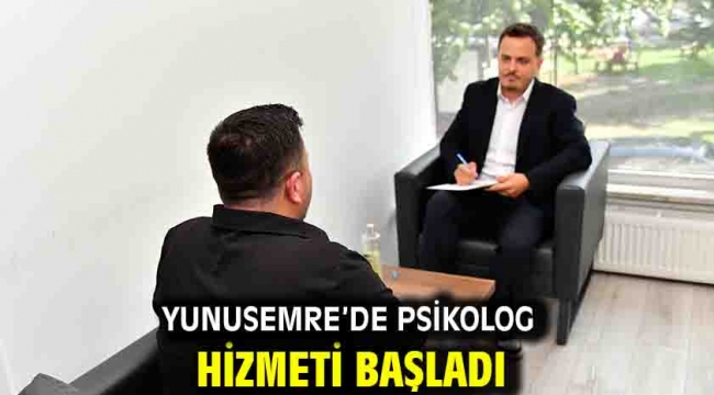 Yunusemre'de Psikolog Hizmeti Başladı