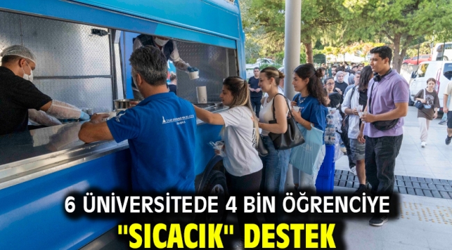 6 üniversitede 4 bin öğrenciye "sıcacık" destek