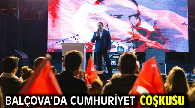 Balçova'da Cumhuriyet coşkusu