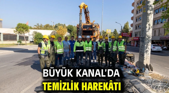 Büyük Kanal'da temizlik harekâtı