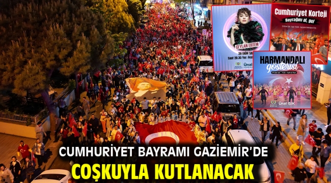 Cumhuriyet Bayramı Gaziemir'de coşkuyla kutlanacak