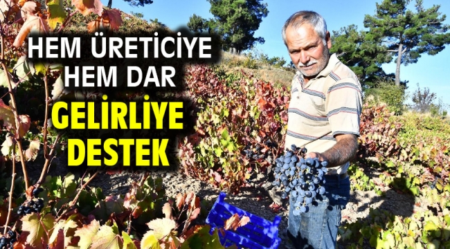 Hem üreticiye hem dar gelirliye destek