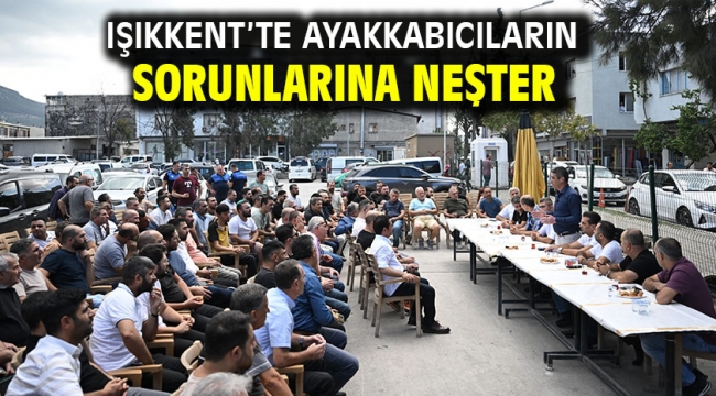 Işıkkent'te ayakkabıcıların sorunlarına neşter