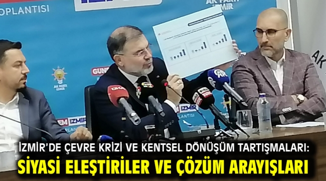 İzmir'de Çevre Krizi ve Kentsel Dönüşüm Tartışmaları: Siyasi Eleştiriler ve Çözüm Arayışları