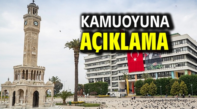 KAMUOYUNA AÇIKLAMA