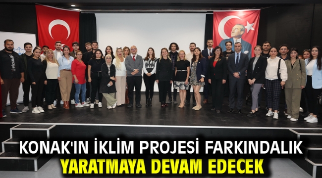 Konak'ın iklim projesi farkındalık yaratmaya devam edecek