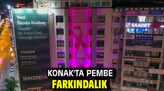 Konak'ta pembe farkındalık