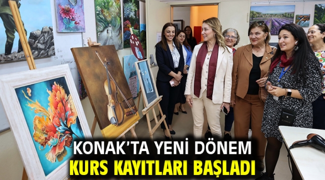 Konak'ta yeni dönem kurs kayıtları başladı