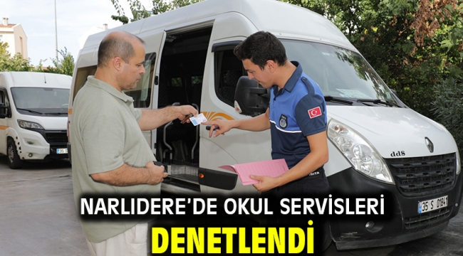 Narlıdere'de Okul Servisleri Denetlendi