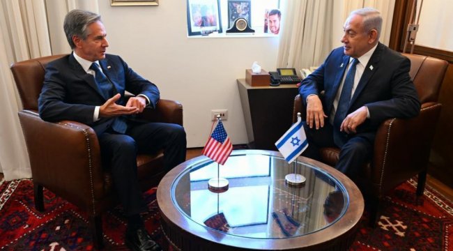 Netanyahu, ABD Dışişleri Bakanı Blinken ile bir araya geldi