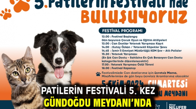 Patilerin Festivali 5. kez Gündoğdu Meydanı'nda