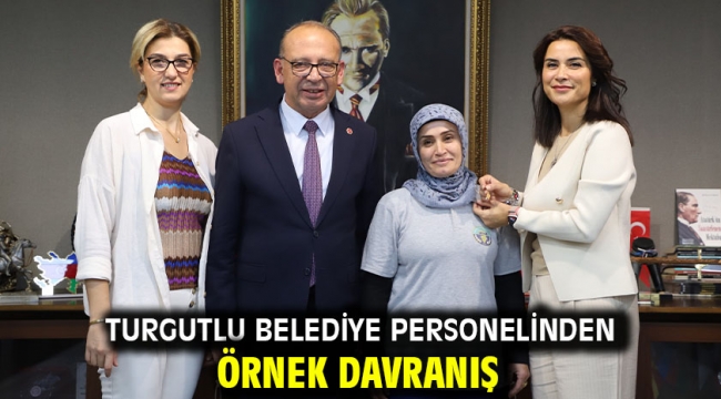 Turgutlu Belediye Personelinden Örnek Davranış 