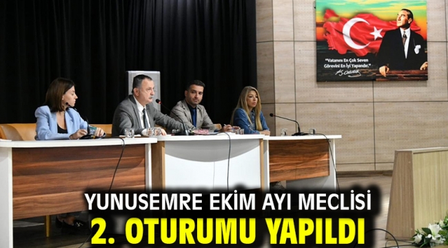 Yunusemre Ekim Ayı Meclisi 2. Oturumu Yapıldı