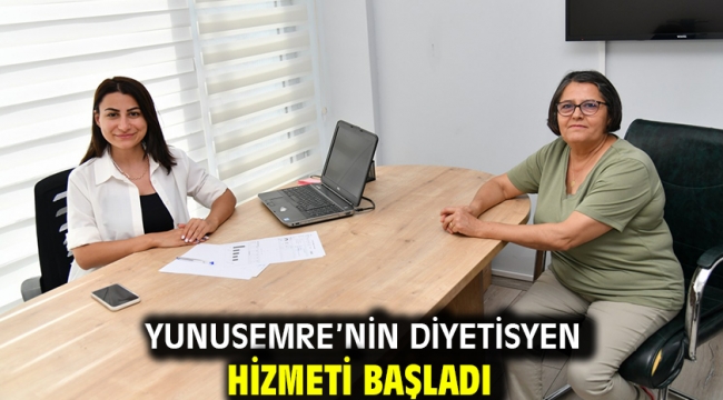 Yunusemre'nin Diyetisyen Hizmeti Başladı