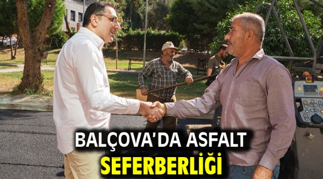 Balçova'da asfalt seferberliği