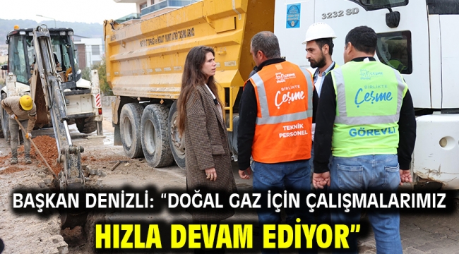 Başkan Denizli: "Doğal gaz için çalışmalarımız hızla devam ediyor"