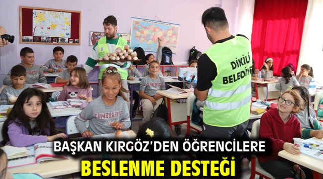 Başkan Kırgöz'den öğrencilere beslenme desteği