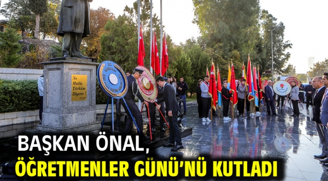 Başkan Önal, Öğretmenler Günü'nü kutladı