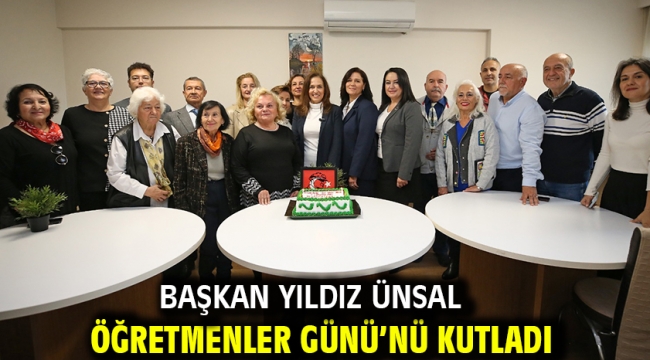 Başkan Yıldız Ünsal Öğretmenler Günü'nü kutladı