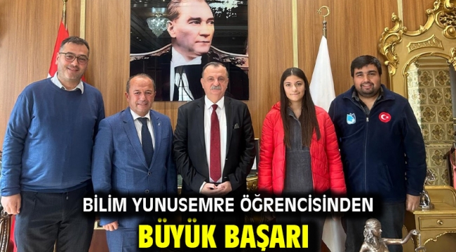 Bilim Yunusemre Öğrencisinden Büyük Başarı