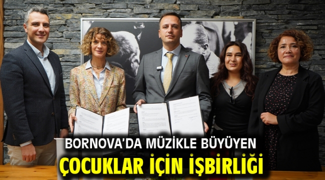 Bornova'da müzikle büyüyen çocuklar için işbirliği