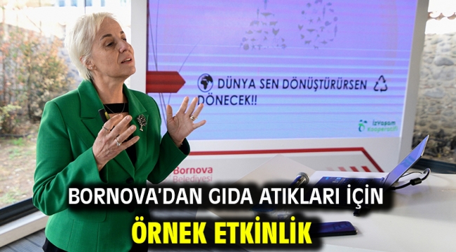 Bornova'dan gıda atıkları için örnek etkinlik