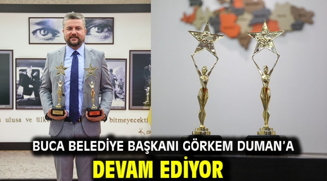 Buca Belediye Başkanı Görkem Duman'a iki ödül birden