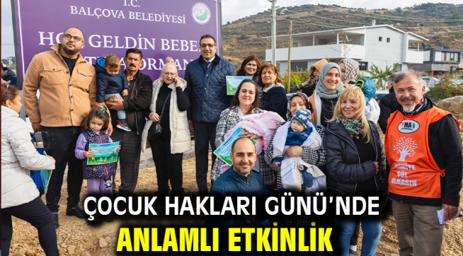 Çocuk Hakları Günü'nde anlamlı etkinlik