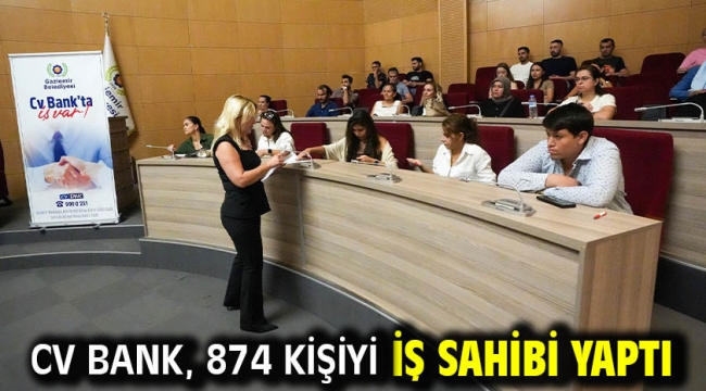 CV Bank, 874 kişiyi iş sahibi yaptı