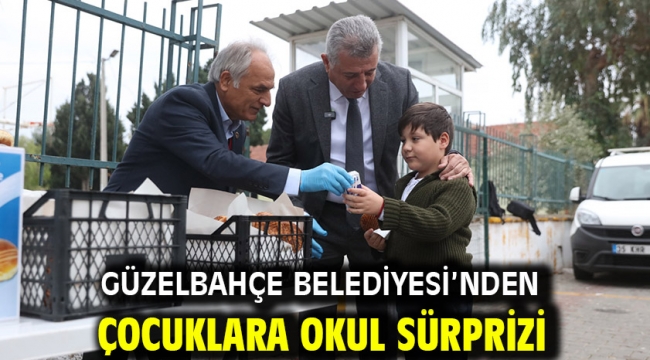 Güzelbahçe Belediyesi'nden Çocuklara Okul Sürprizi