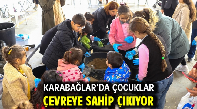 Karabağlar'da çocuklar çevreye sahip çıkıyor