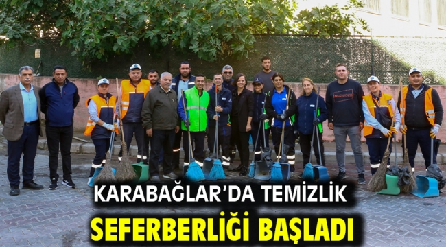 Karabağlar'da Temizlik Seferberliği Başladı