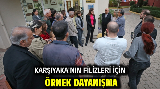 Karşıyaka'nın Filizleri için örnek dayanışma