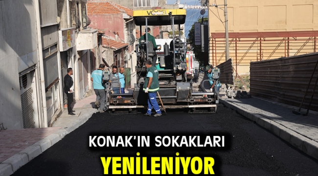 Konak'ın sokakları yenileniyor