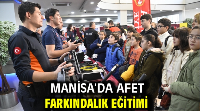 Manisa'da Afet Farkındalık Eğitimi