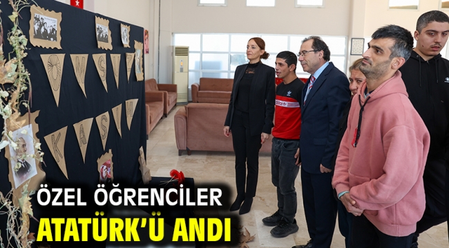 Özel Öğrenciler Atatürk'ü Andı 