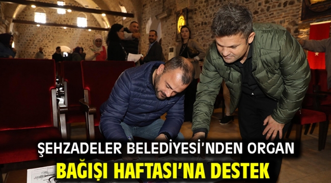 Şehzadeler Belediyesi'nden Organ Bağışı Haftası'na Destek