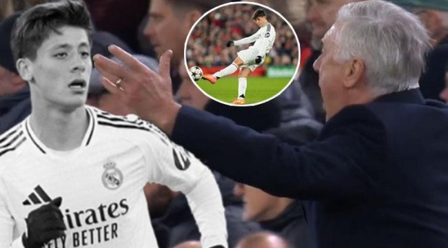 Tüm gözler o ana çevrildi! Ancelotti'nin sesi TV'den duyuldu: Arda Güler...