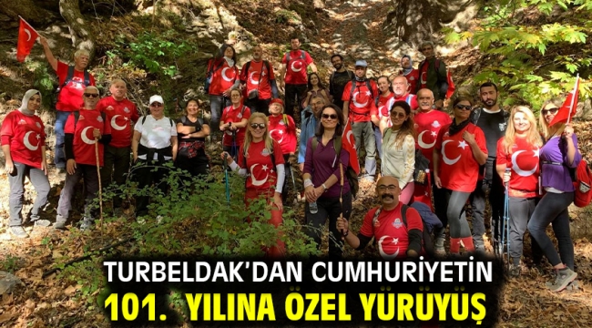 TURBELDAK'dan Cumhuriyetin 101. Yılına Özel Yürüyüş