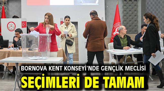 Bornova Kent Konseyi'nde Gençlik Meclisi seçimleri de tamam