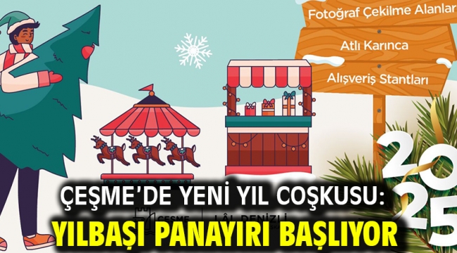 Çeşme'de Yeni Yıl Coşkusu: Yılbaşı Panayırı Başlıyor