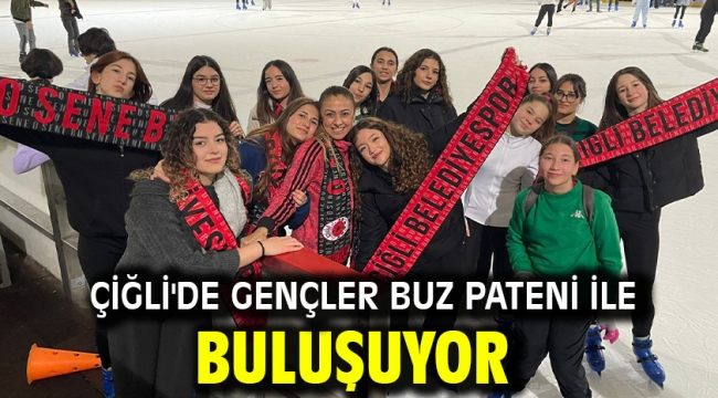 Çiğli'de Gençler Buz Pateni ile Buluşuyor