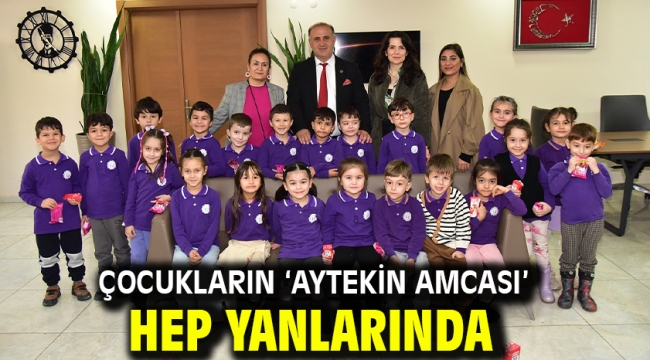 Çocukların 'Aytekin Amcası' hep yanlarında