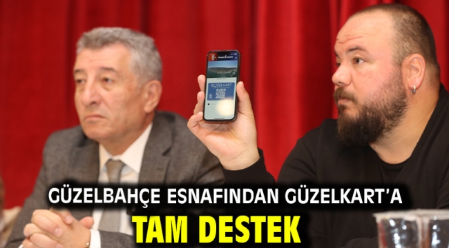 Güzelbahçe Esnafından GÜZELKART'a Tam Destek