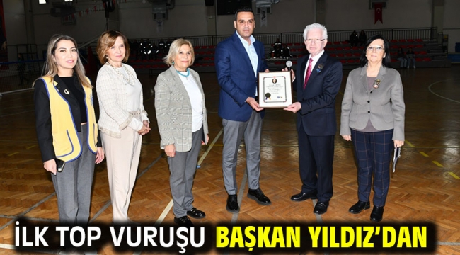 İlk Top Vuruşu Başkan Yıldız'dan