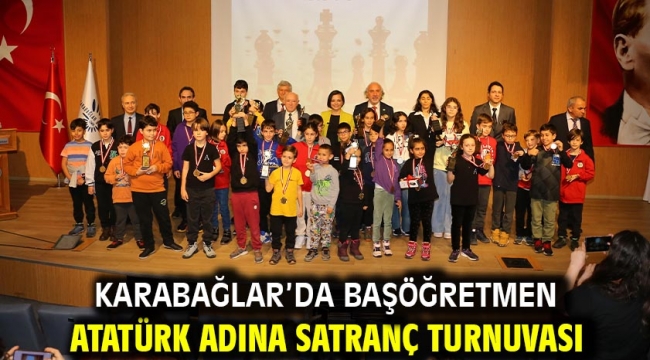 Karabağlar'da Başöğretmen Atatürk adına satranç turnuvası