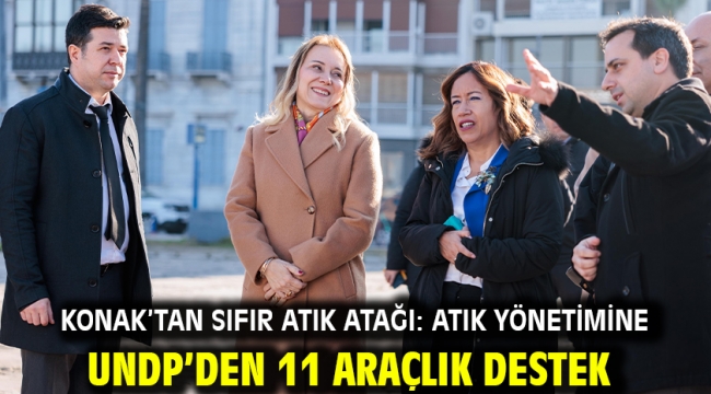 Konak'tan Sıfır Atık atağı: Atık yönetimine UNDP'den 11 araçlık destek