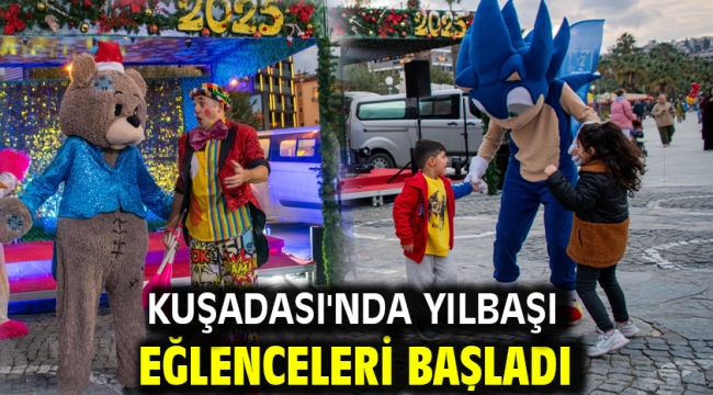 KUŞADASI'NDA YILBAŞI EĞLENCELERİ BAŞLADI